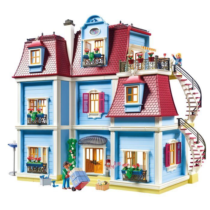 PLAYMOBIL 70205 Groot traditioneel huis, poppenhuis, 592 onderdelen, geschikt voor kinderen vanaf 4 jaar