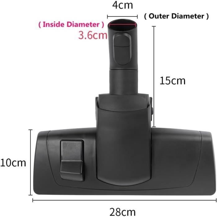 Universal-Staubsaugerbürste mit 35 mm Innendurchmesser, langlebiges Zubehör, Ersatzbürstenkopf für Teppiche