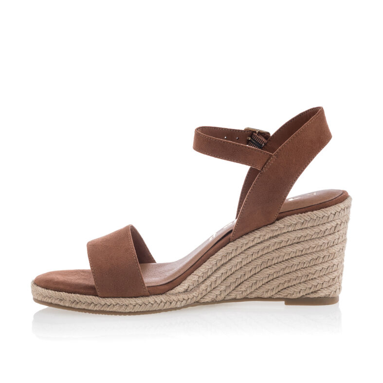 Braune Damen-Espadrilles mit Seilsohle