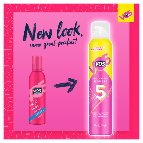 VO5 Mega Hold hårmousse 200ml