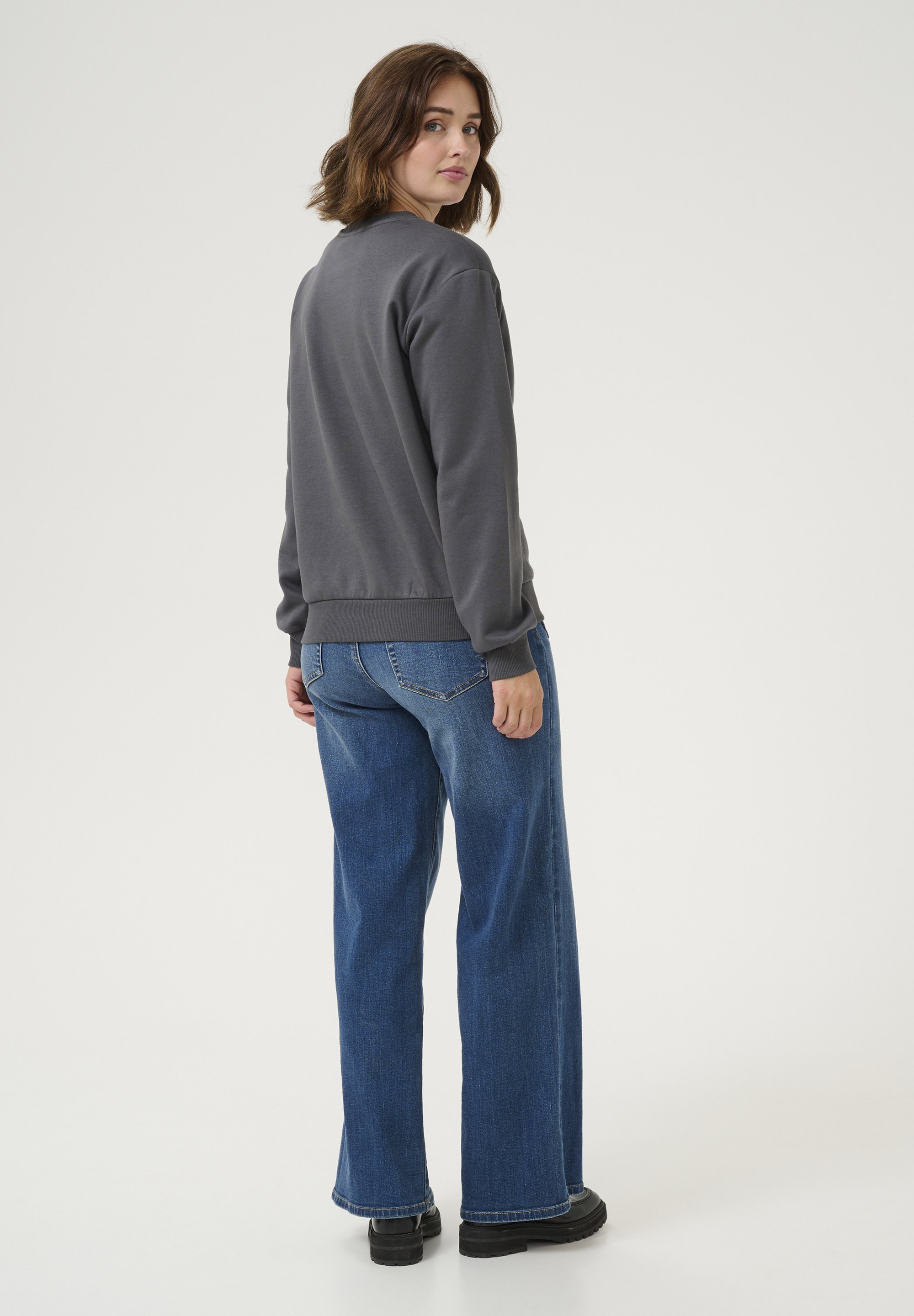 Kaffe KASUN - Sweatshirt - zwarte oester