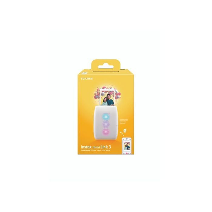 Stampante fotografica Fujifilm INSTAX MINI LINK III, colore bianco argilla