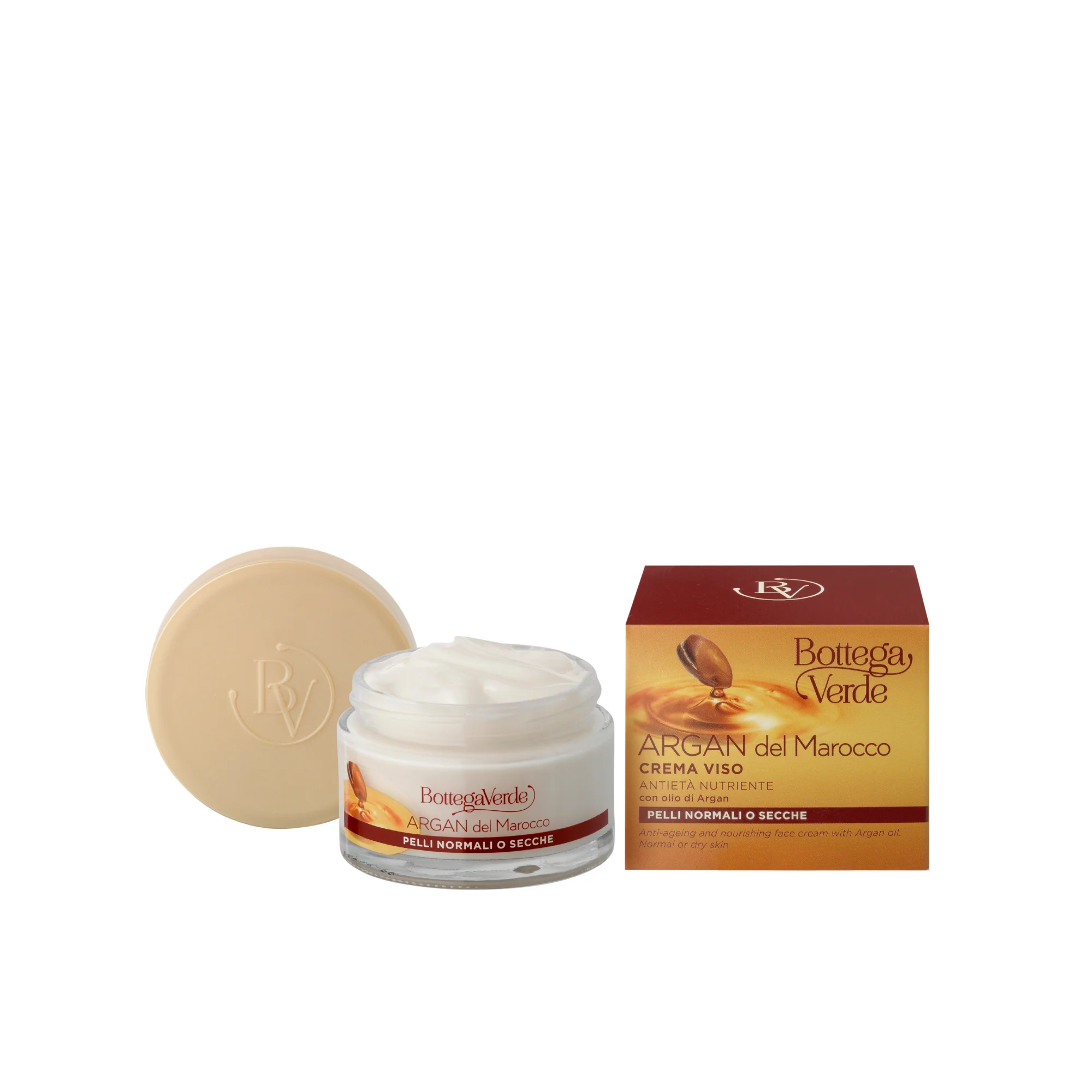 Argan Crema Viso - Crema viso giorno primi segni , Crema viso giorno nutriente