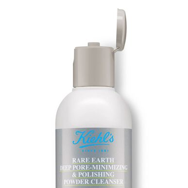 Πούδρα στίλβωσης Kiehl's Rare Earth Pore-Mimizing Polishing Powder Πούδρα βαθιάς απολέπισης προσώπου Λευκός άργιλος 100g 100g