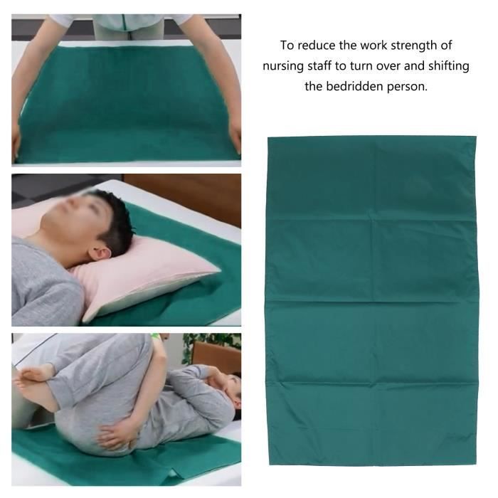 140*68cm Hoja deslizante para paciente multifuncional Tela de transferencia para hoja deslizante de paciente