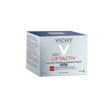 Vichy Liftactiv HA ryppyjä ehkäisevä kiinteyttävä yövoide hyaluronihapolla 50 ml