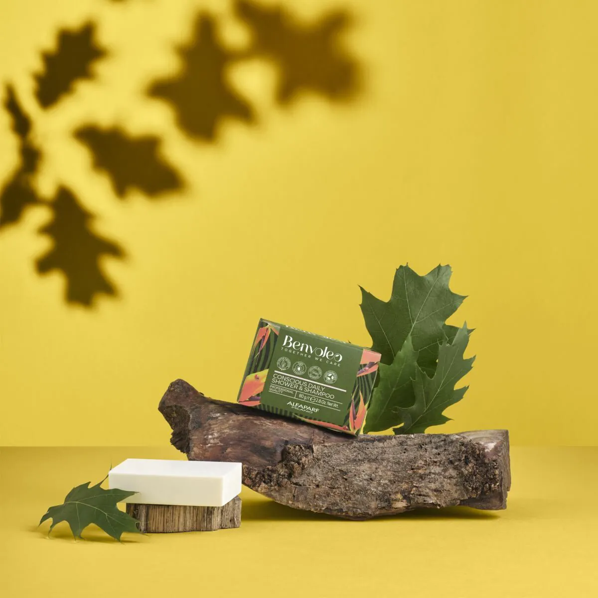 Alfaparf Milano Benvoleo Conscious Daily Shower & Shampoo Bar Mydło i szampon w kostce