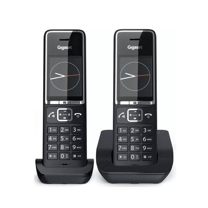 Schnurloses Telefon – GIGASET – Comfort 550 Duo – 2,2-Zoll-TFT-Bildschirm – 2 Mobilteile – Freisprechfunktion