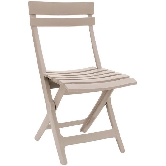 Folding chair - GROSFILLEX - MIAMI - Linen