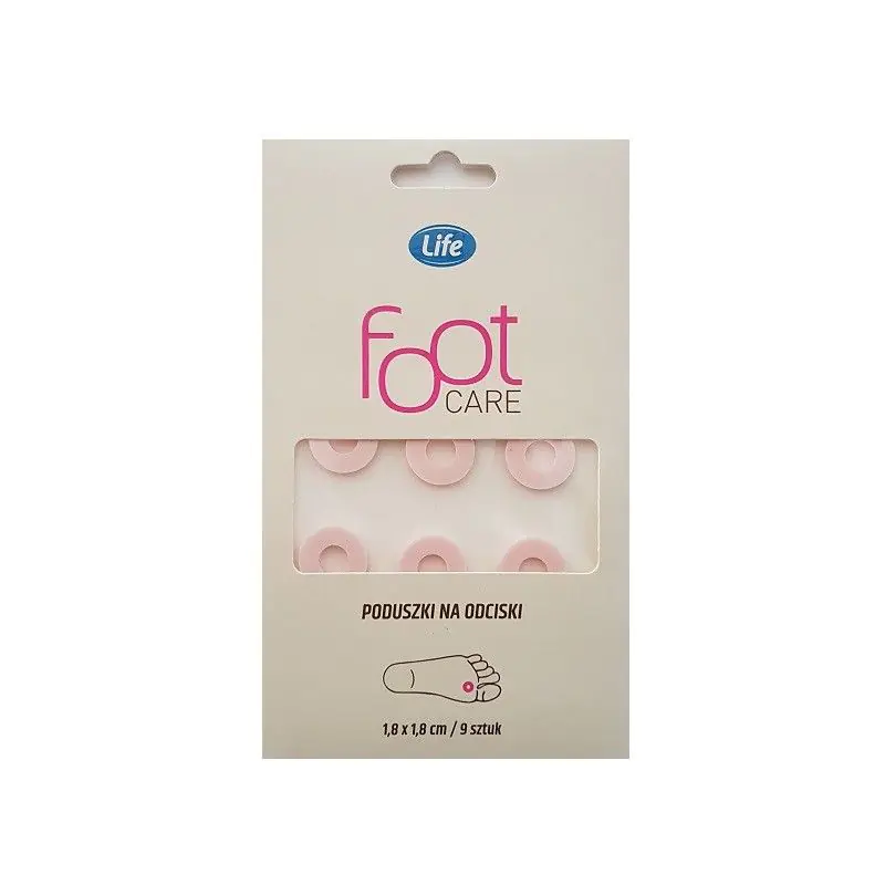 Life Foot Poduszki na odciski 1,8 x 1,8 cm