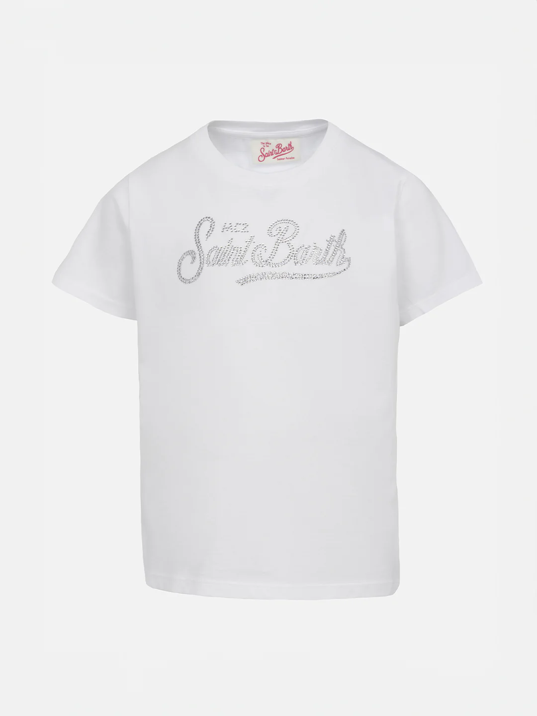 Elly meisjes T-shirt met ronde hals van katoenen jersey met st-borduurwerk