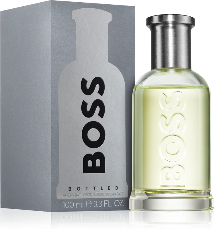 Loção pós-barba Hugo Boss BOSS para homens.