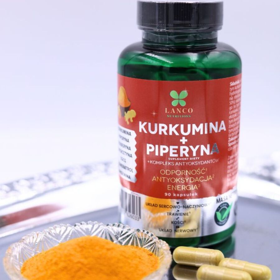 Lanco Nutritions kurkumīna + piperīna