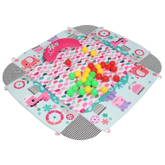 Tappeto gioco per neonati - Area giochi per bambini di età superiore a tre mesi - Rosa