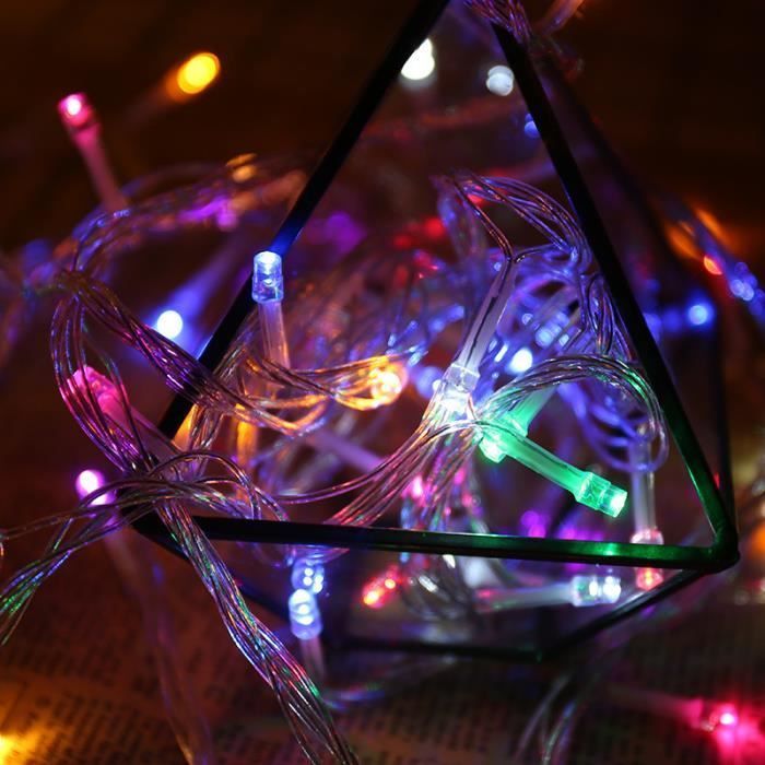 Guirlande Lumineuse Exterieur 30 M / 300 LED AC220V 8 Modes Décoration Fête Noël, Anniversaire, Sapin, Christmas, Mariage（RGB）