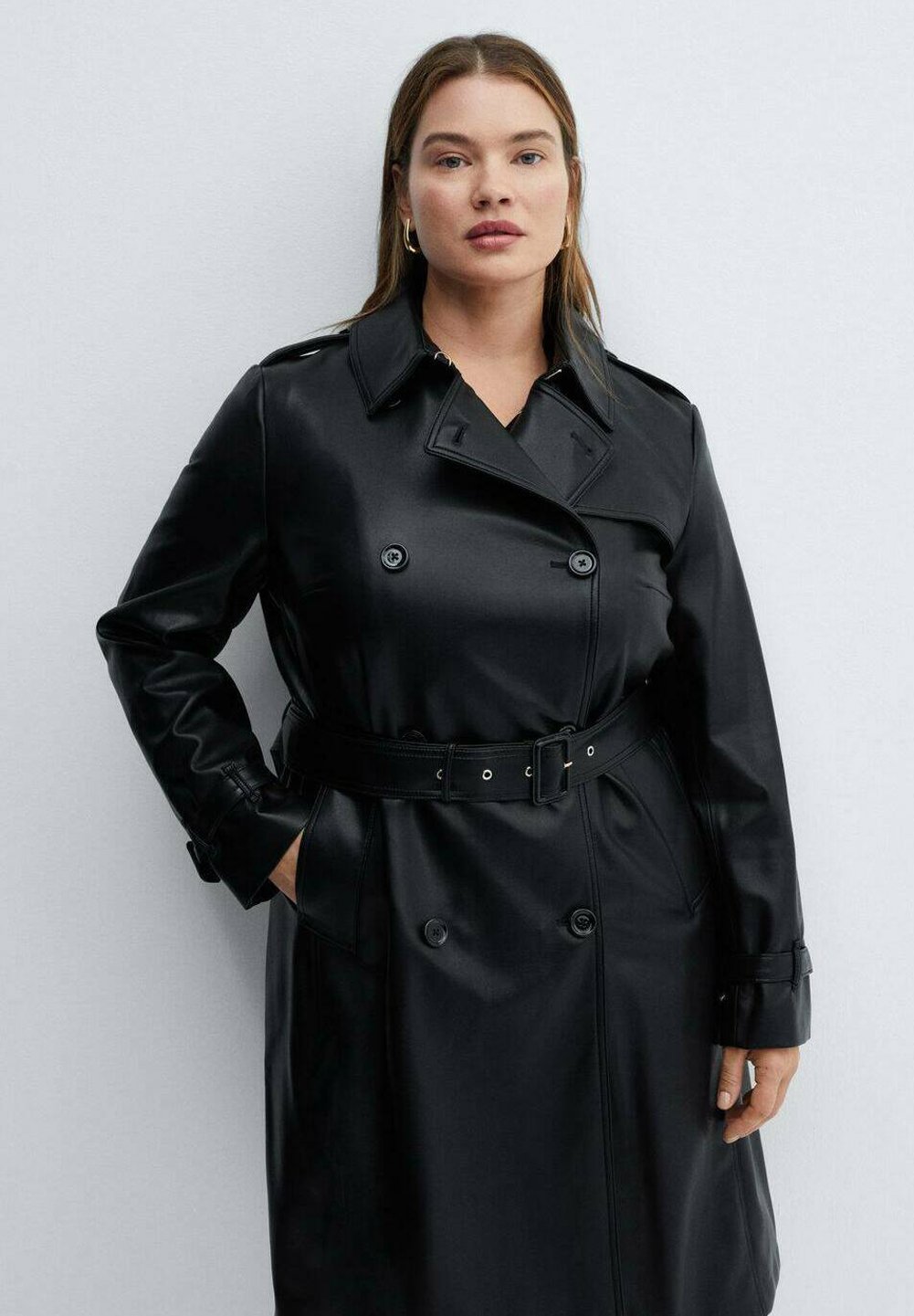 Trench-coat Mango - noir