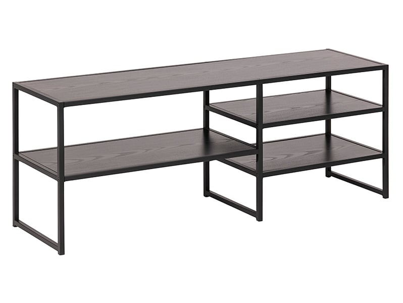 Szafka RTV Seaford 120 cm z półkami szara