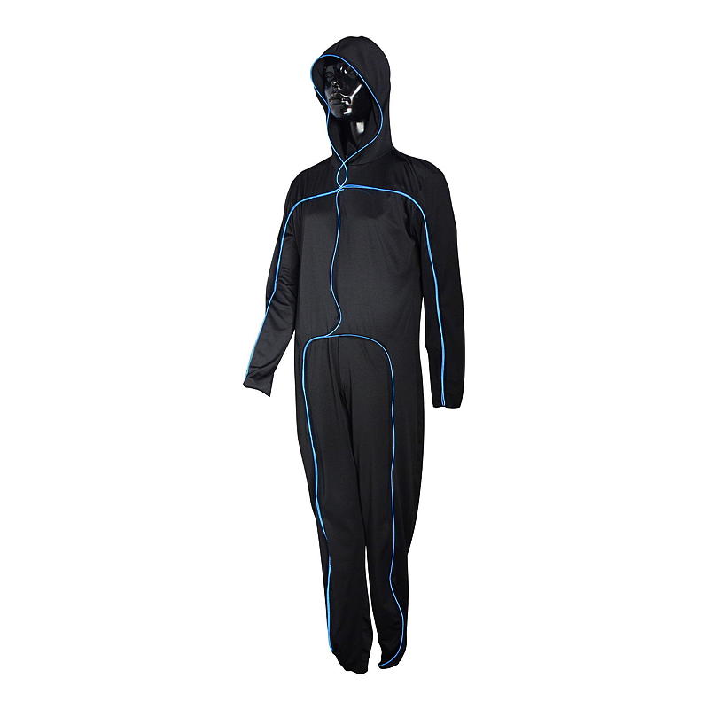 Time 2 Change Halloween-kostym storlek XL/XXL med LED