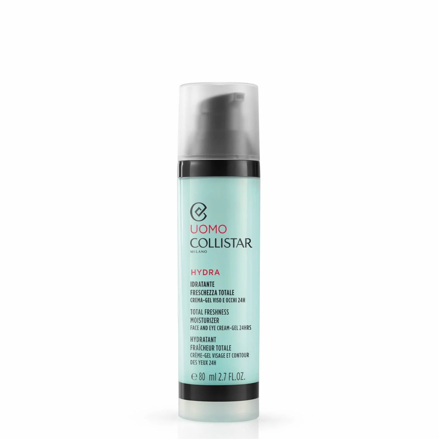 L'uomo Hydra - Idratante Freschezza Totale - Gel viso uso quotidiano, Crema viso uso quotidiano