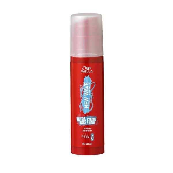 Wella New Wave Ultra Strong Rock & Hold hårstylinggel 100 ml
