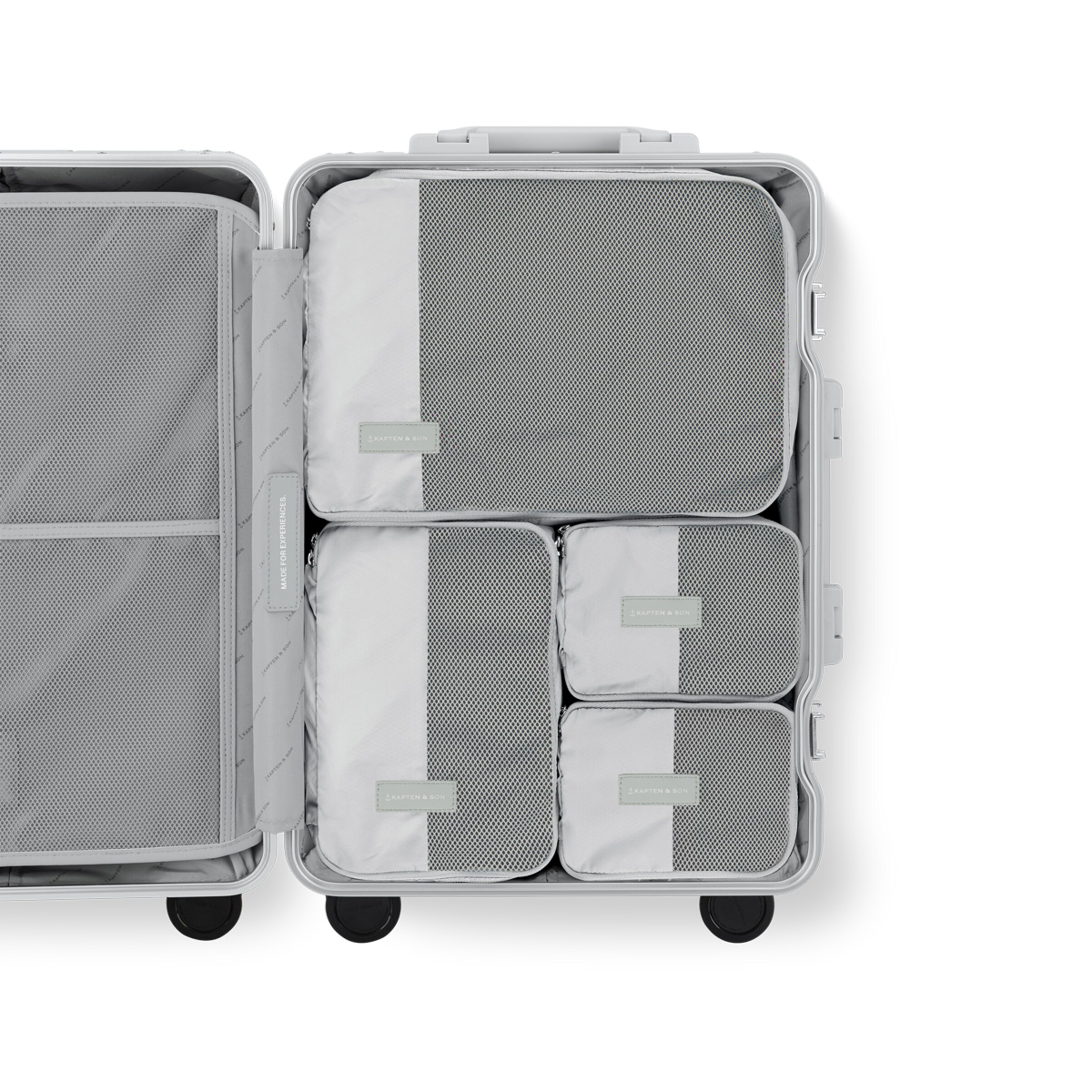 Cabine en aluminium argentée à Heathrow