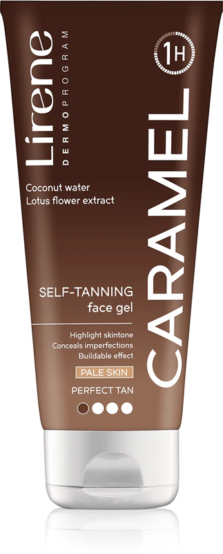 Samoopaľovací gél na tvár Lirene Perfect Tan