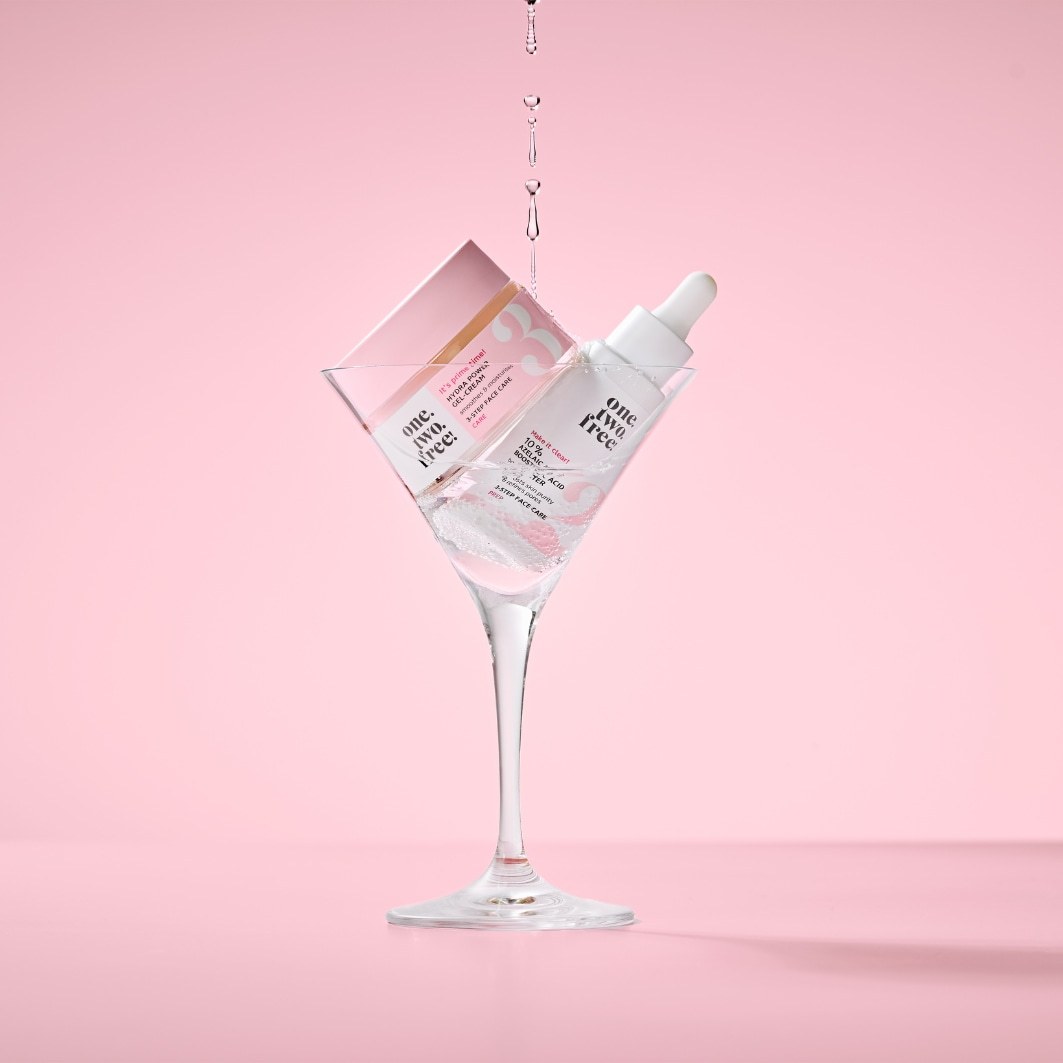 one.two.free! Hydratačné sérum s 10% posilňovačom kyseliny azelaovej – 20 ml