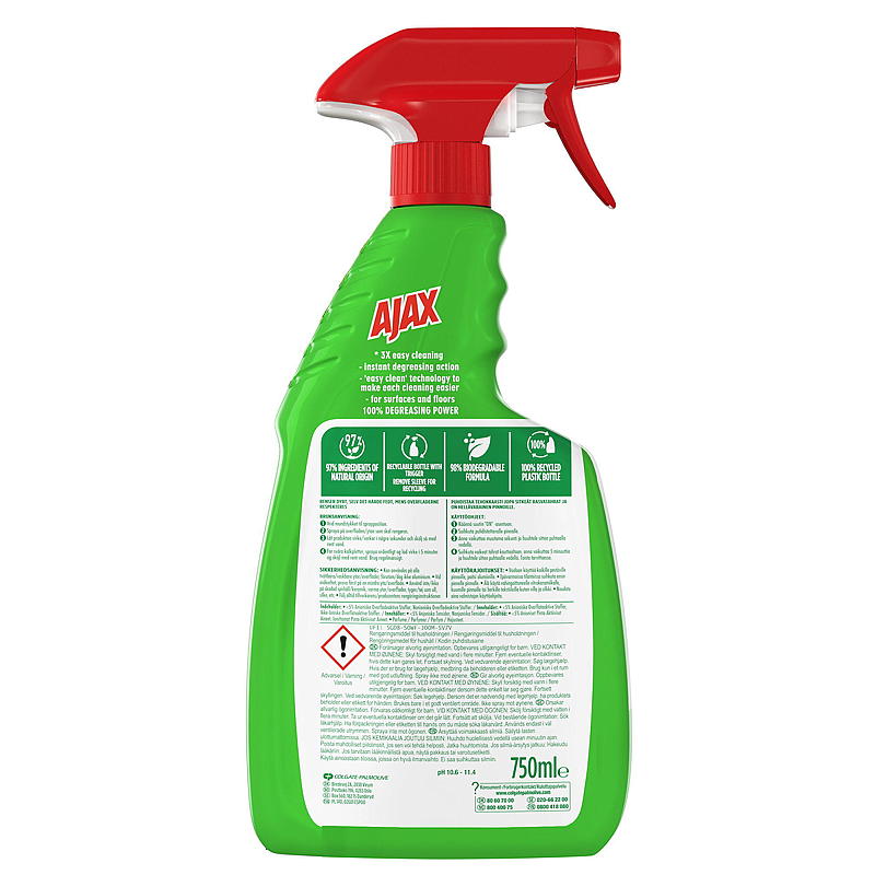 Ajax Ajax Kitchen Spray per la cucina 750 ml
