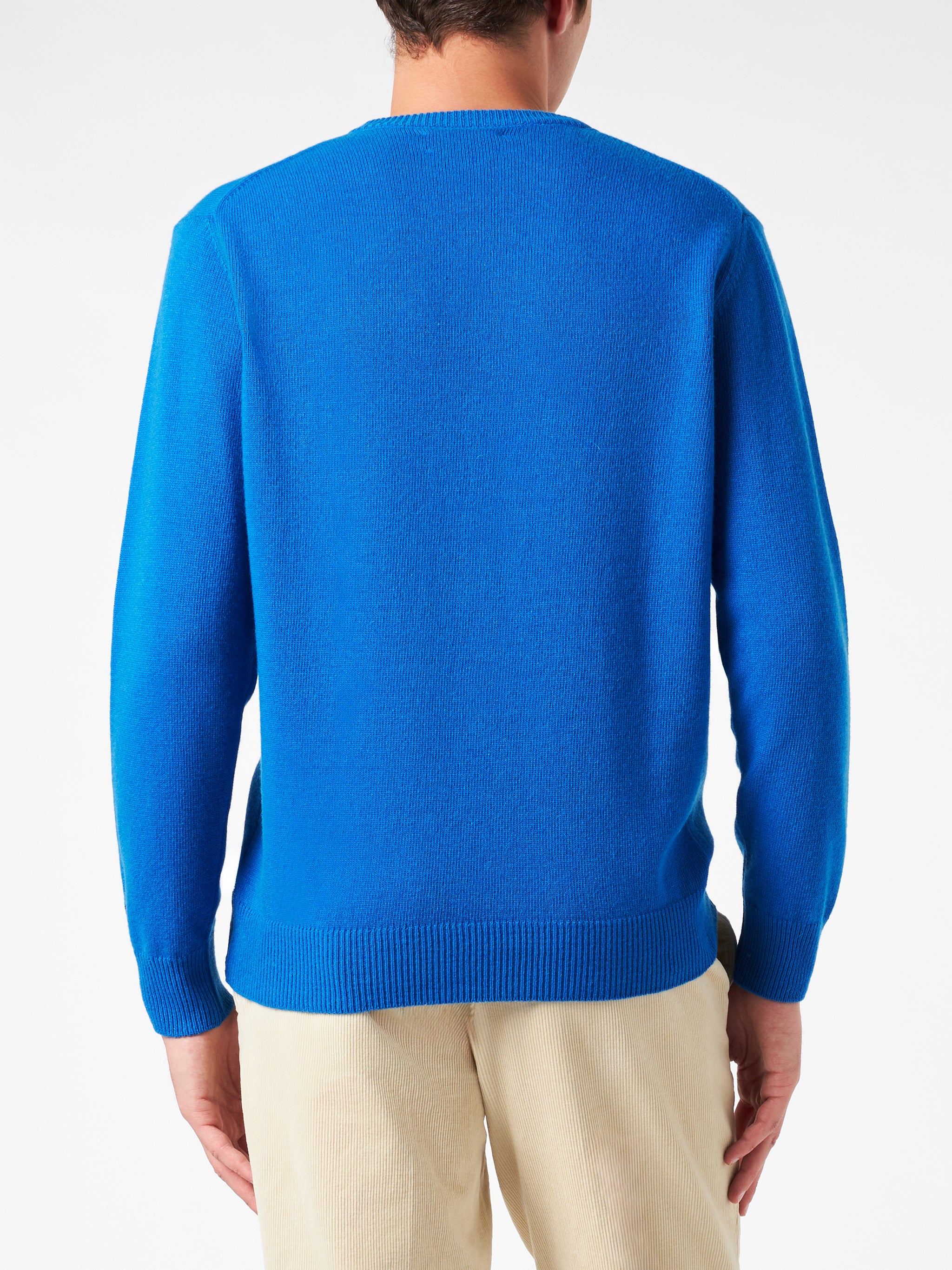 Maglione da uomo girocollo con stampa jacquard Padel vs Girlfriend