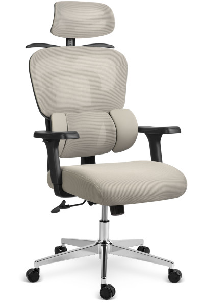 Fotel biurowy obrotowy ergonomiczny krzesło Sofotel Talin szare
