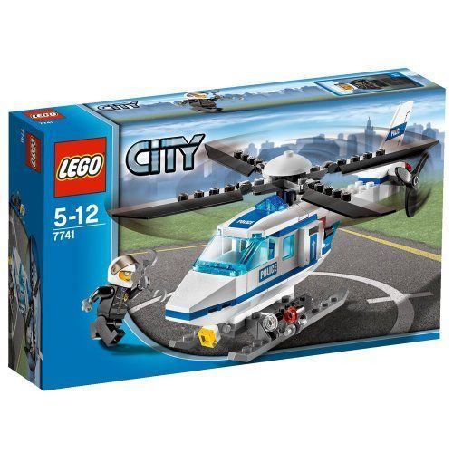 LEGO City Building Set - Police Helicopter 7741 made of plastic for children aged 5 and up