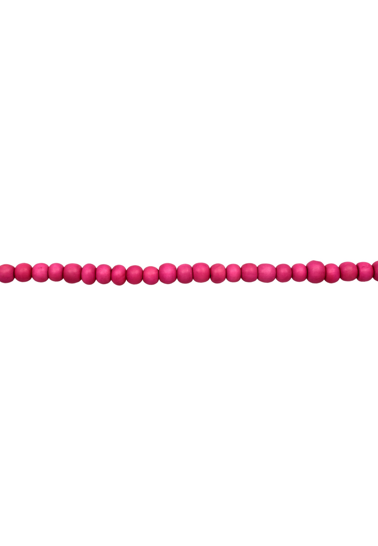 Elli Femmes Choker Beads tendance avec des perles en bois rose en argent sterling 925