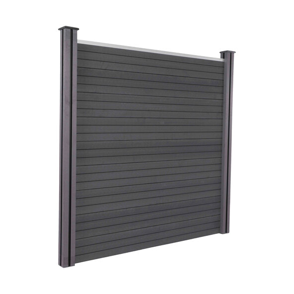 WPC privacy fence CALLADO, 2 panels & 3 posts