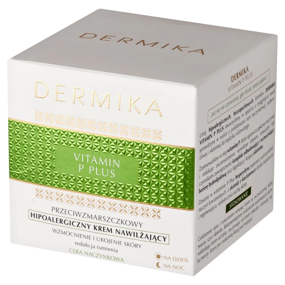 Dermika Vitamin P Plus Przeciwzmarszczkowy krem nawilżający 50ml