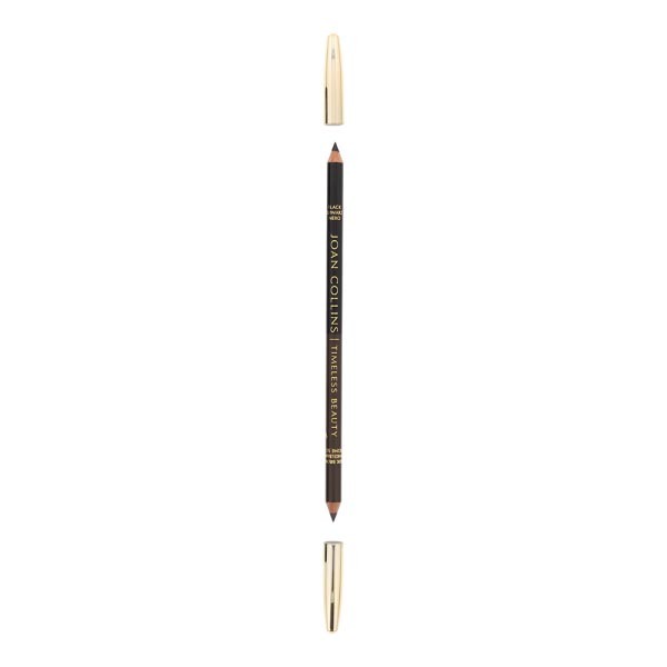 Matita per sopracciglia Joan Collins Duo 1,56 g Nero/Marrone scuro