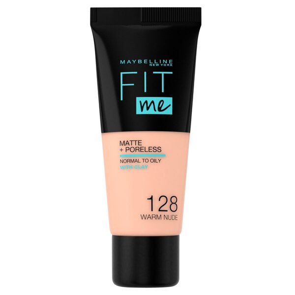 Maybelline New York Fit Me Matte & Poreless 128 Warm Nude Foundation<br>