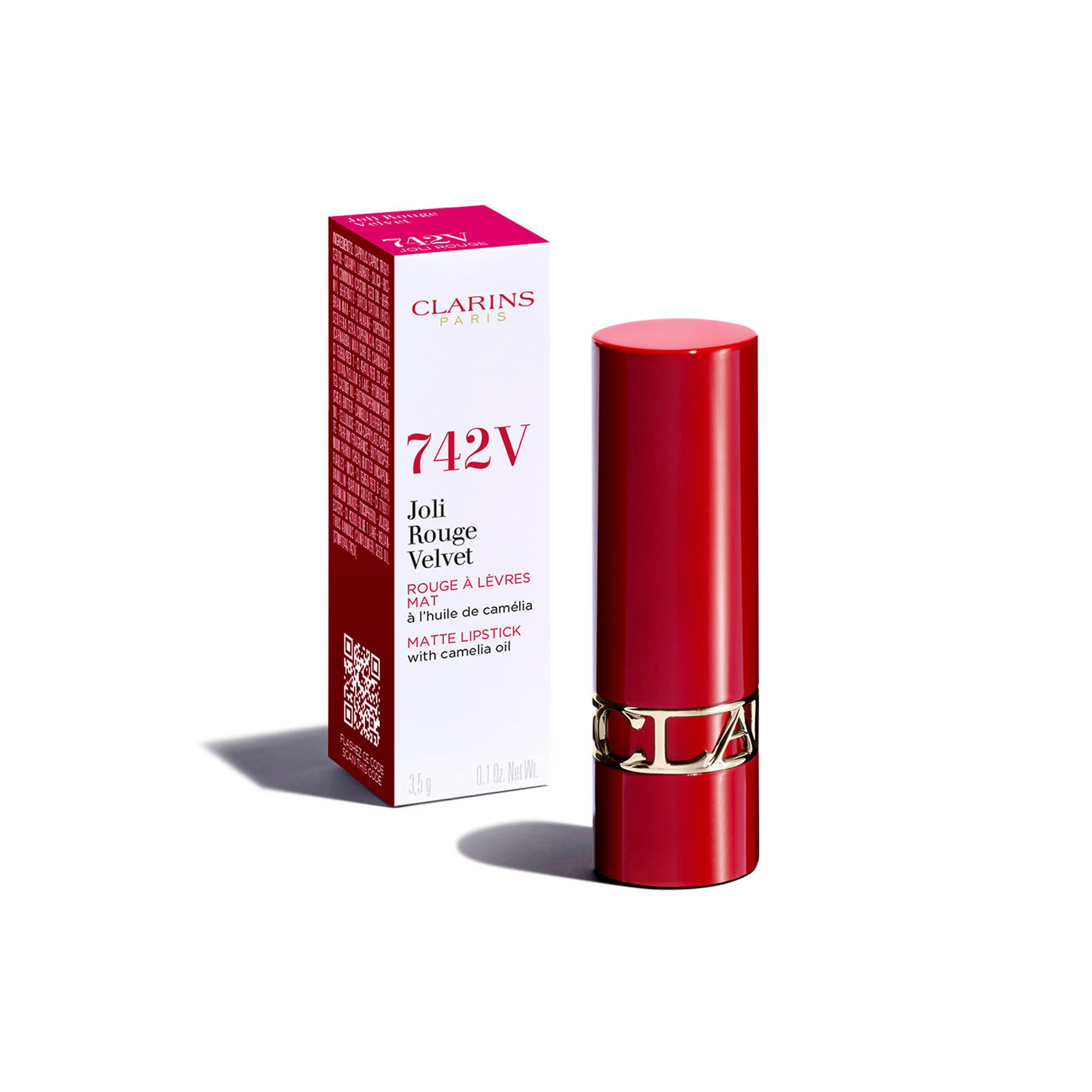 Joli Rouge Velvet Lips 742V Jolie Roug - Clarins