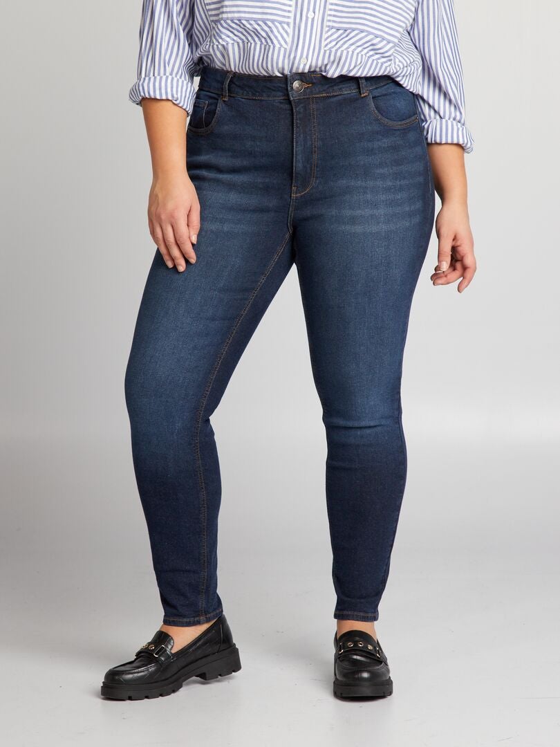 Calça jeans slim - tamanho 30 - azul