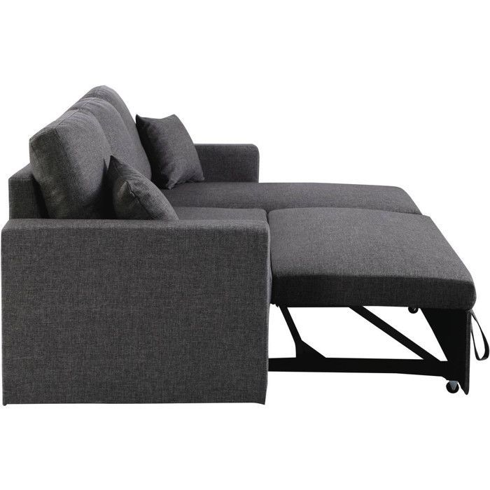 Canapé d'angle convertible/ réversible avec coffre 