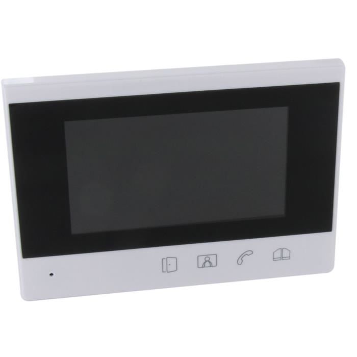 Visiophone - CHACON - 4 fils - Écran 4,3'' - Vision nocturne - Alimentation filaire