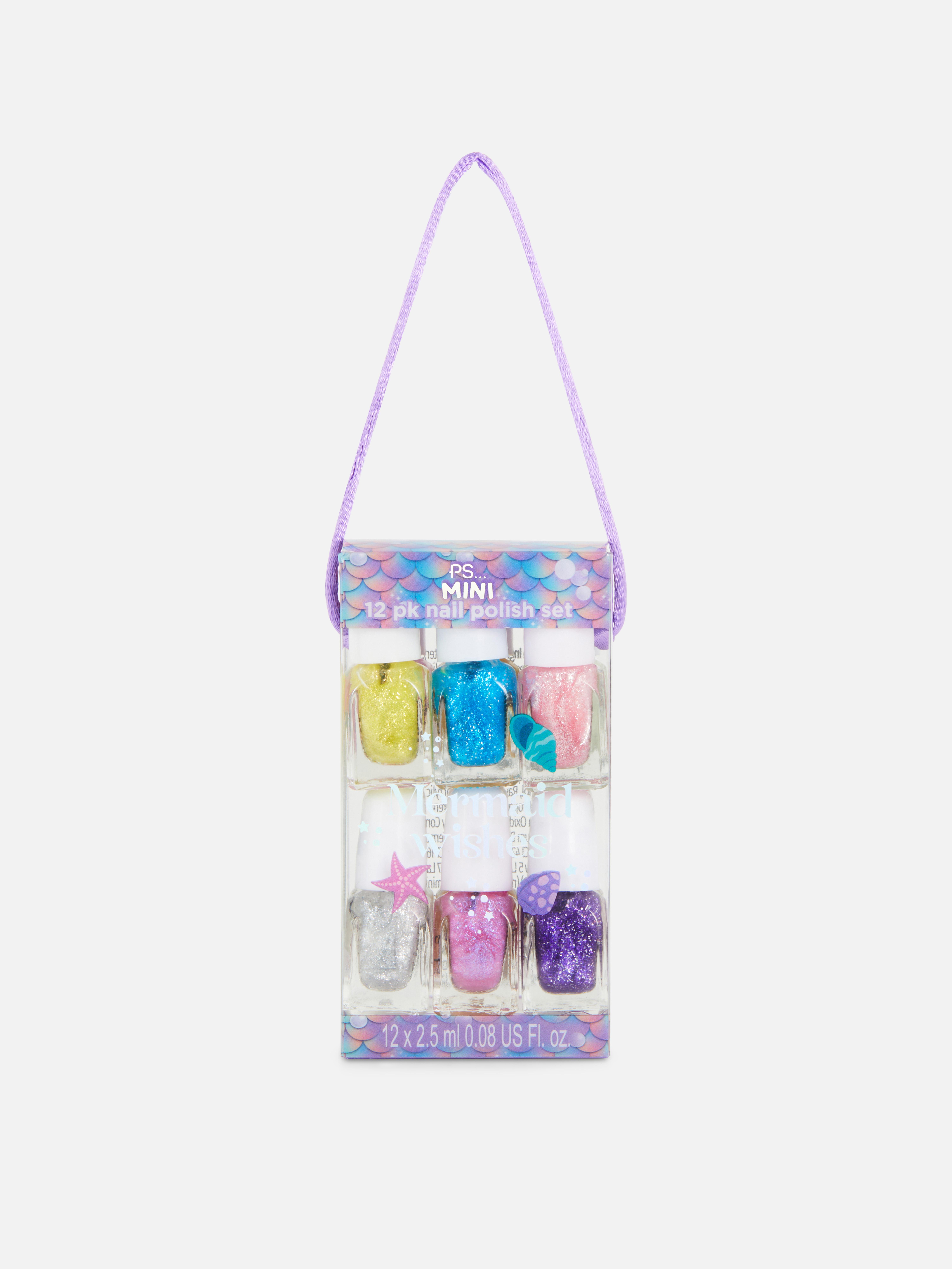 Set de 12 mini oje Setul nostru de oje Mermaid Wishes este conceput pentru micuța ta.