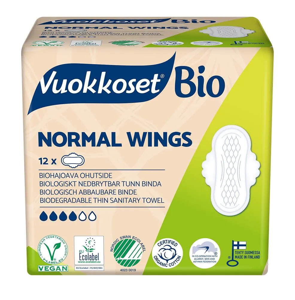 Vuokkoset BIOpodpaski ze Skrzydełkami Normal