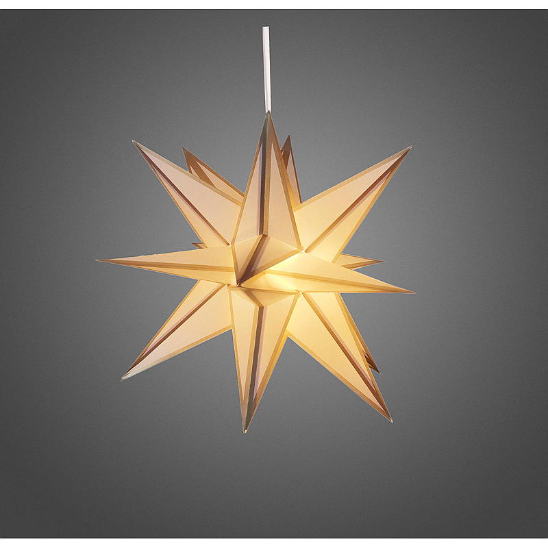 Stella di Natale 60 cm fiocco di neve