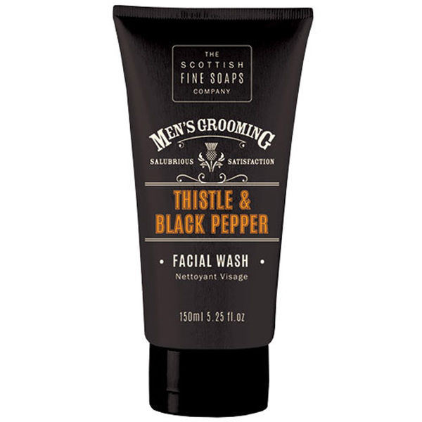 Detergente viso uomo Scottish Fine Soaps Cardo e pepe nero | Regalo per papà | Superdrug