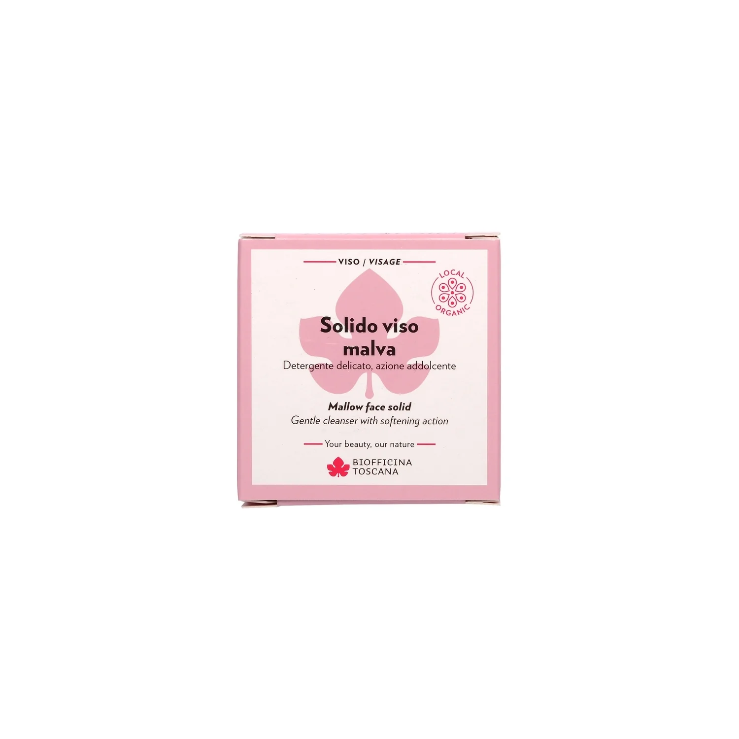 Lenitiva Solido viso malva - Sapone detergente viso