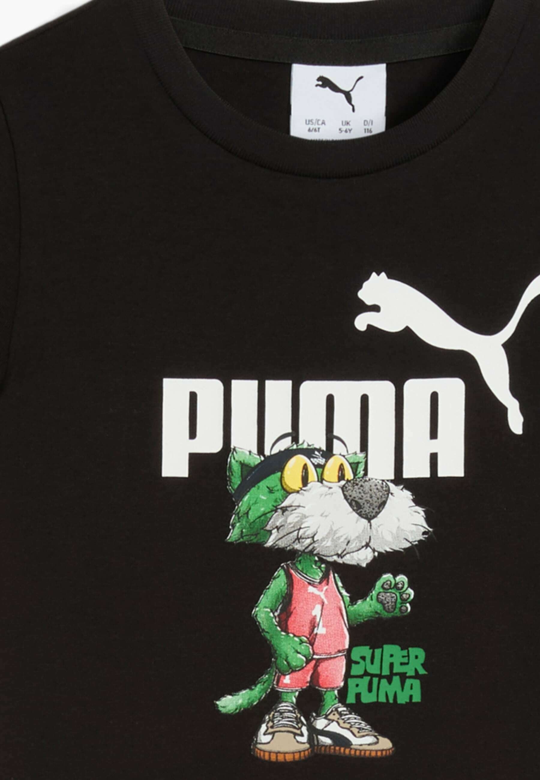 T-shirt imprimé Puma SUPER GRAPHIC - Noir