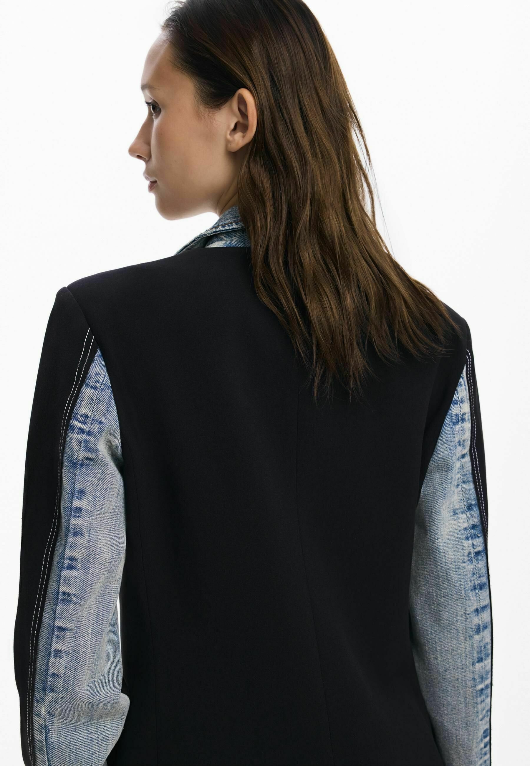 Desigual HYBRID - Blazer - blauw