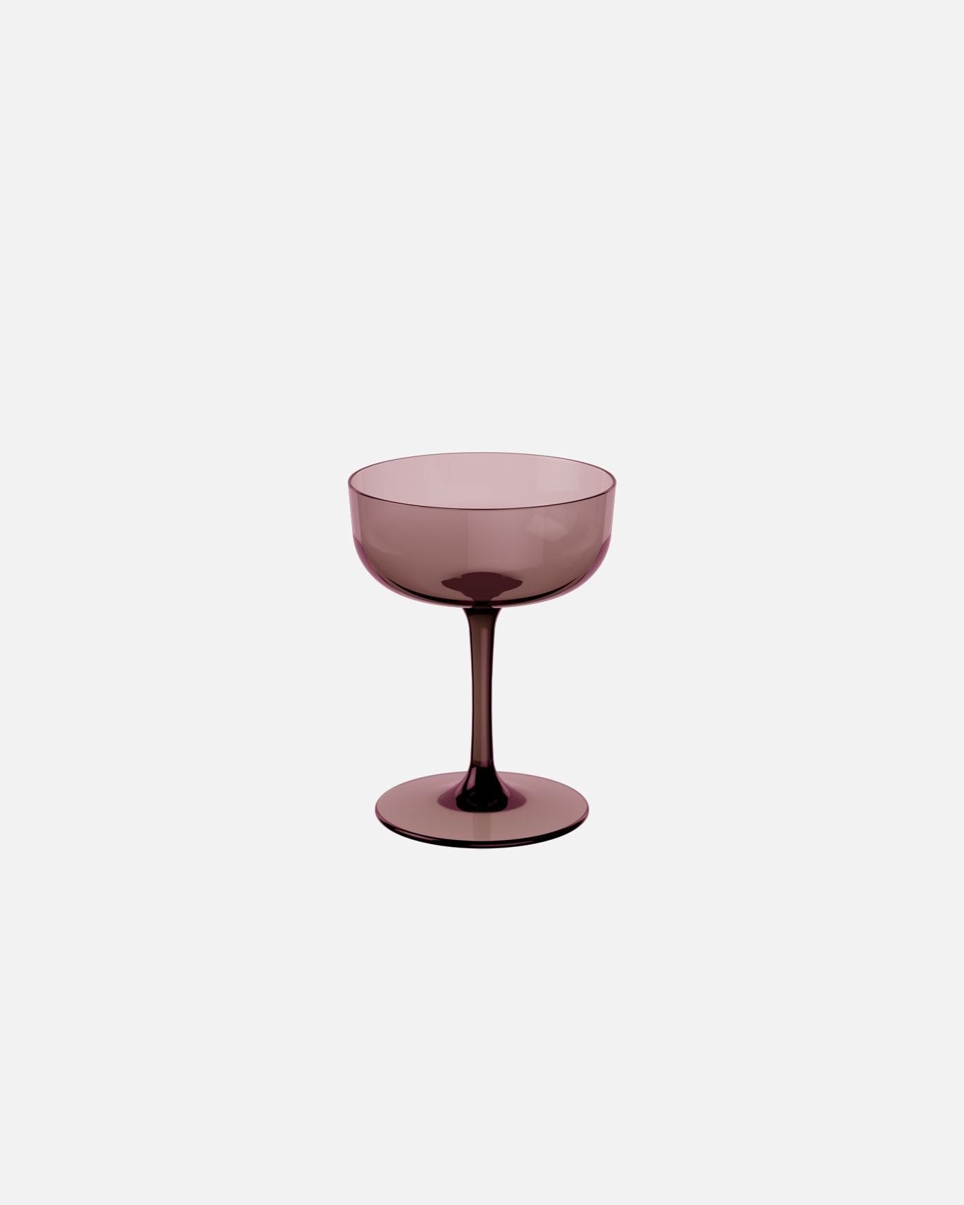 Coupe à champagne/dessert Villeroy & Boch en verre, lot de 2, couleur : Like Grape – 1 pièce