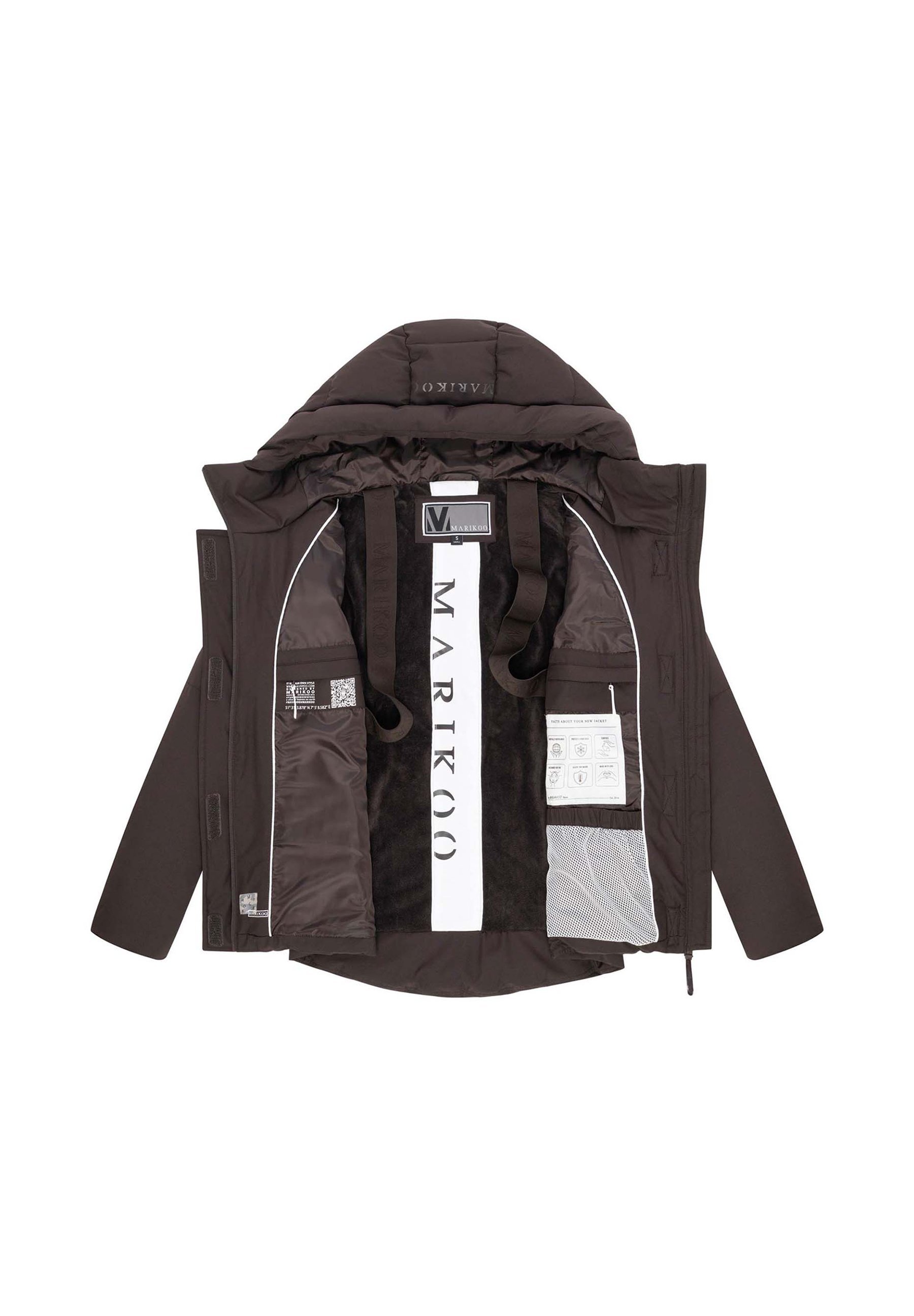 Veste d'hiver Marikoo - chocolat