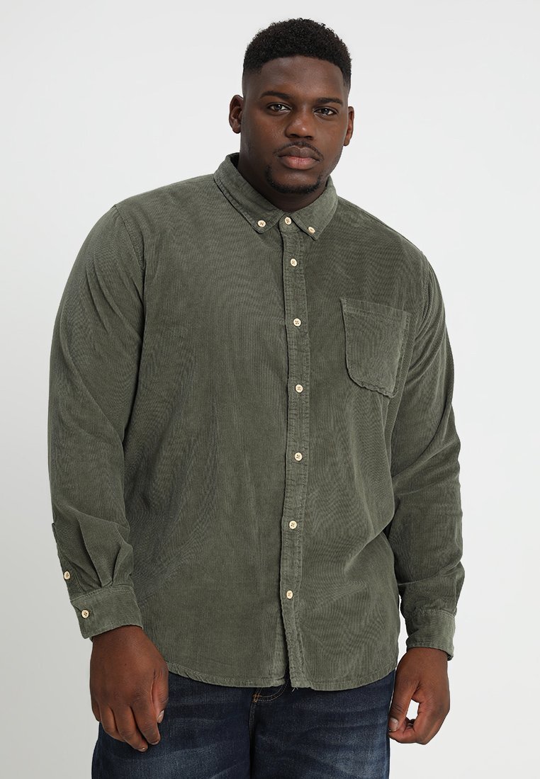 Urban Classics Cordhemd – oliv